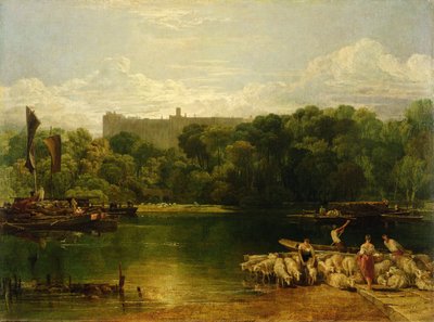 Schloss Windsor von der Themse, c.1805 von Joseph Mallord William Turner